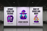110 Halloween Flat Bundle Icons, an Emoji Icon by Prosymbols (Thumbnail 4 of 11)