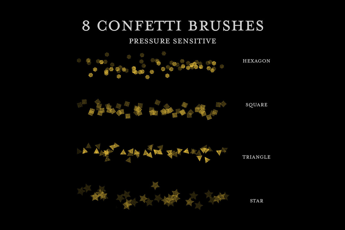 Metallic Glitter Brush Pack preview 6