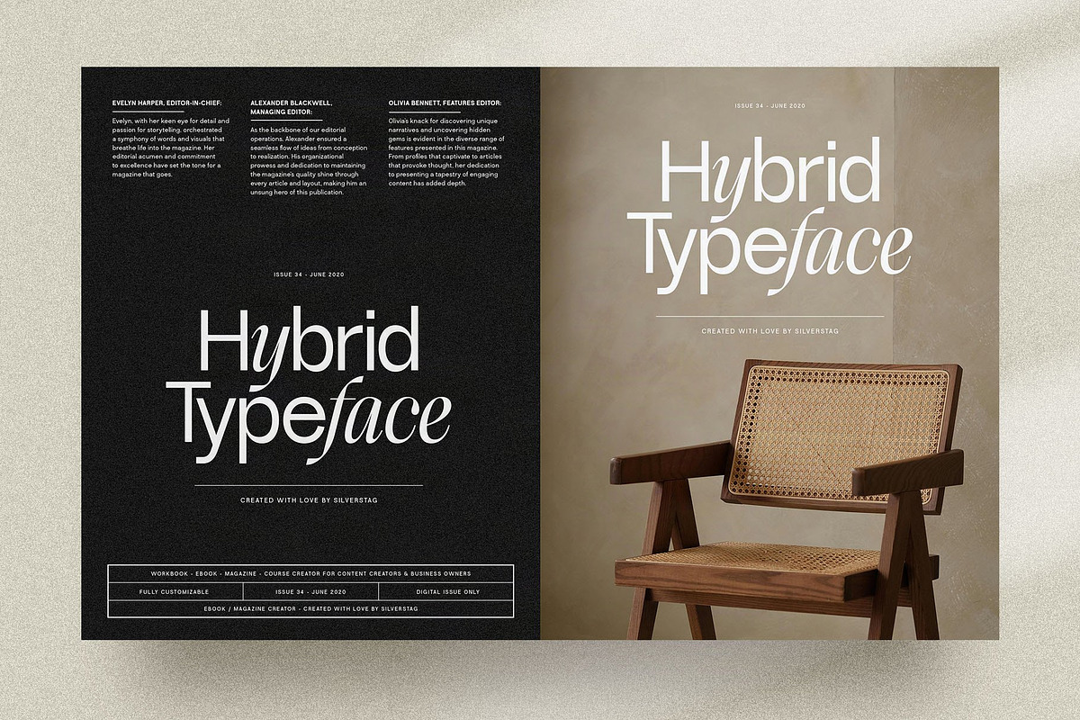 Dessign Maison - Hybrid Display Font, a Serif Font by SilverStag Type Foundry (Photo 14 of 18)