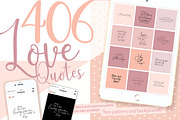 Love and Romance Social Media Quotes, a Social Media Template by Eviory (Thumbnail 1 of 8)