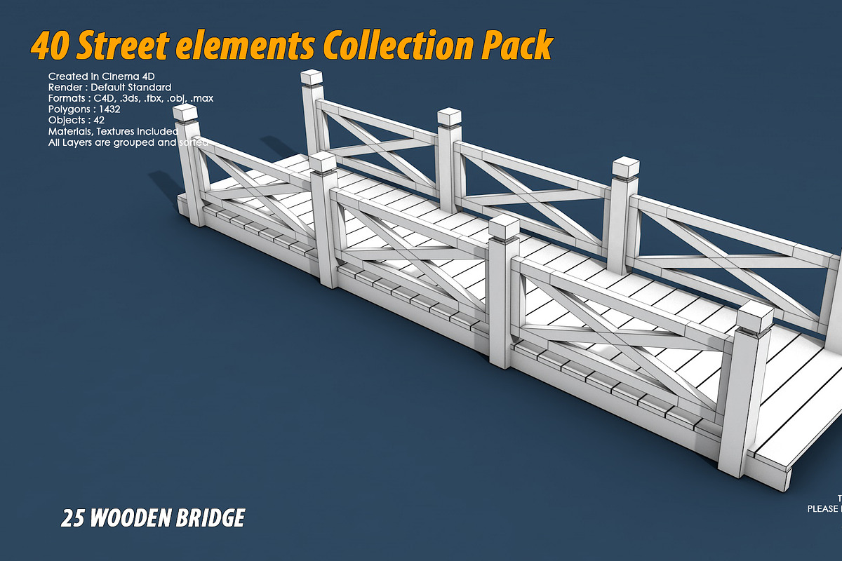 40 Street elements Collection Pack, an Architecture 3D Model by multimedia4ds (Photo 51 of 70)