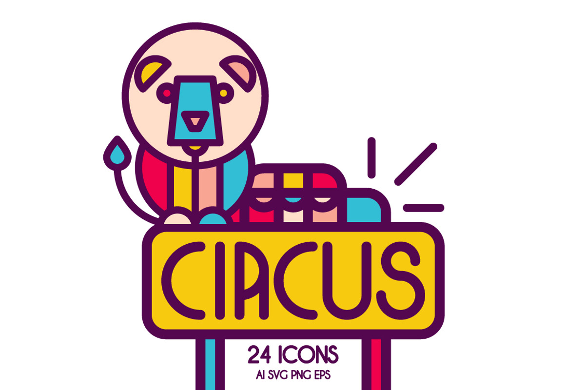Circus icon set, an Icon by Derenskaya (Photo 1 of 3)