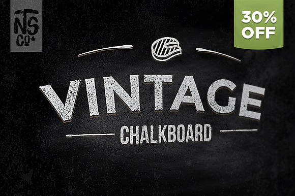 Vintage Vector Chalkboard Kit 30%OFF preview 4