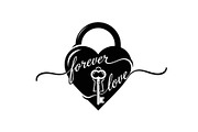 Heart Lock and Key Silhouette Icons, an Illustration by Designer_Momina (Thumbnail 45 of 51)