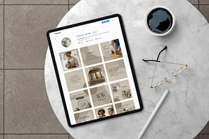 Instagram Puzzle Template In CANVA