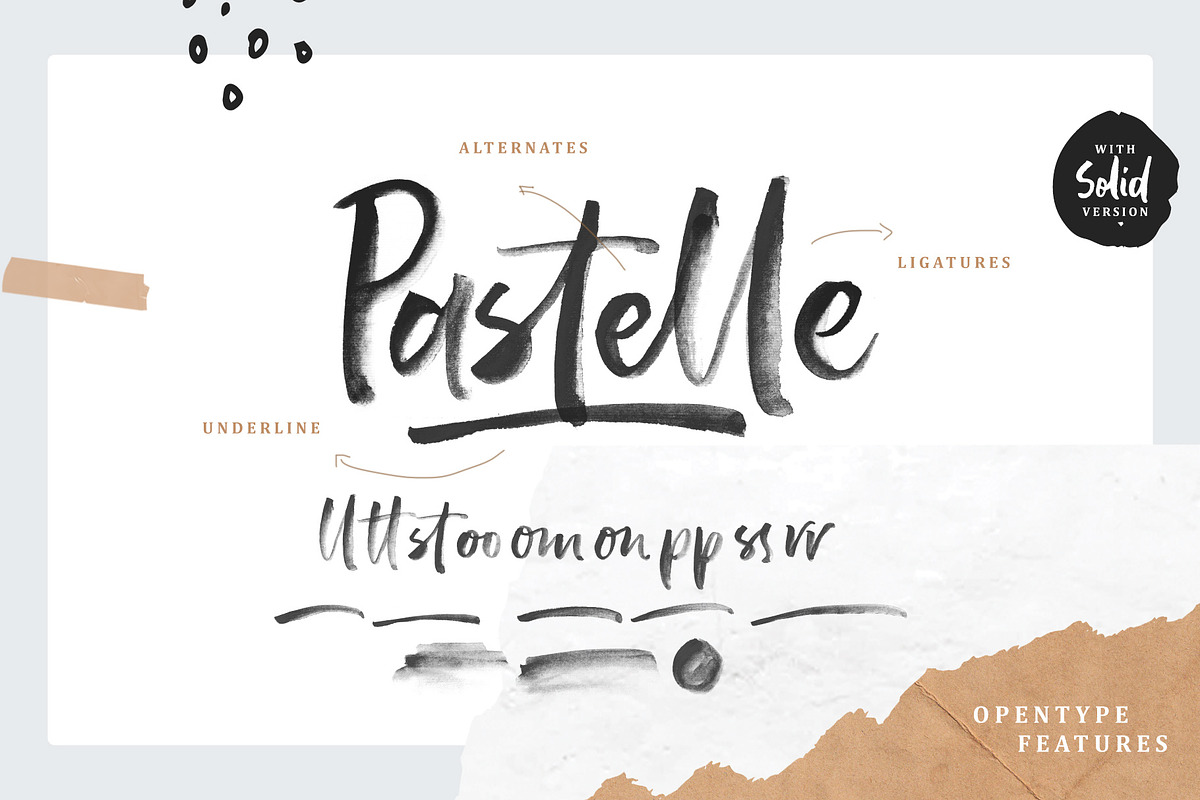 Pastelle SVG font, a Font by Letterhend Studio (Photo 2 of 9)