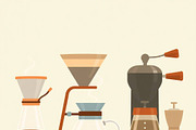 35 Vector Flat Coffee Tools Set, an Object Graphic by adenpinkstore (Thumbnail 15 of 17)