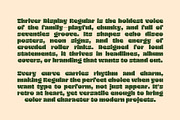 Thriver – Retro Display Font Family, a Sans Serif Font by SNI Typeworks (Thumbnail 2 of 11)