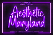 Aesthetic Maryland | Handwritten, a Handwritten Font by Aveni Letter Type (Thumbnail 1 of 12)