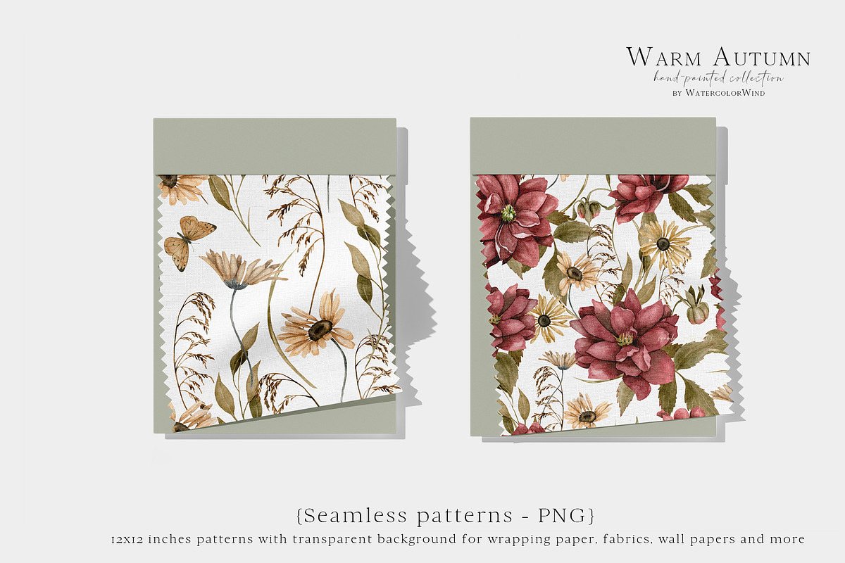Fall Clipart Dahlia Flowers, an Illustration by WatercolorWind (Photo 8 of 11)