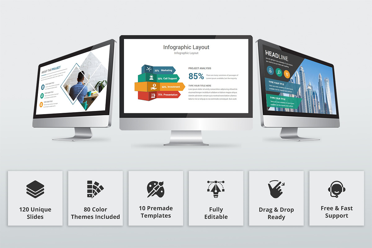 Creative PowerPoint Template, a Presentation Template by GraphicStan (Photo 2 of 23)