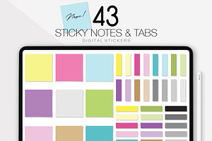 43 Digital Sticky Notes And Tabs