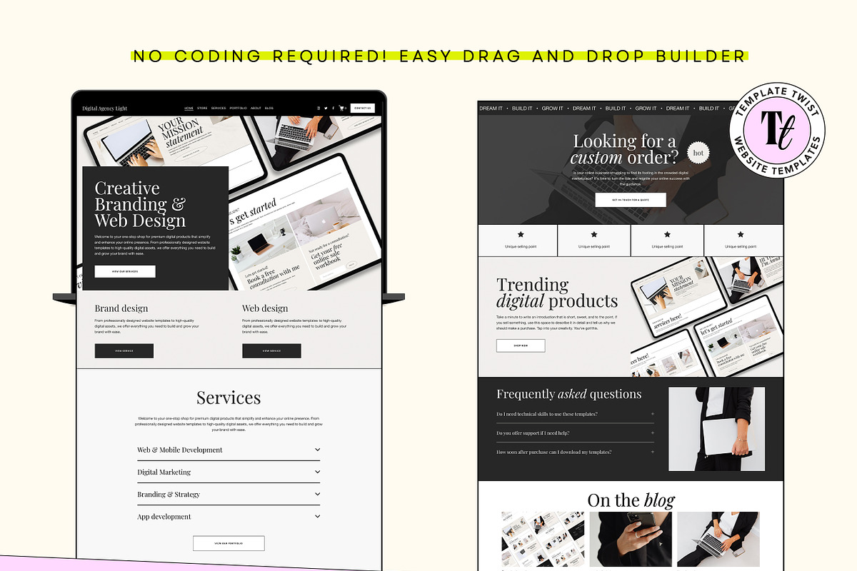 Minimal Portfolio Website, a Squarespace Template by Template Twist Shop (Photo 8 of 10)