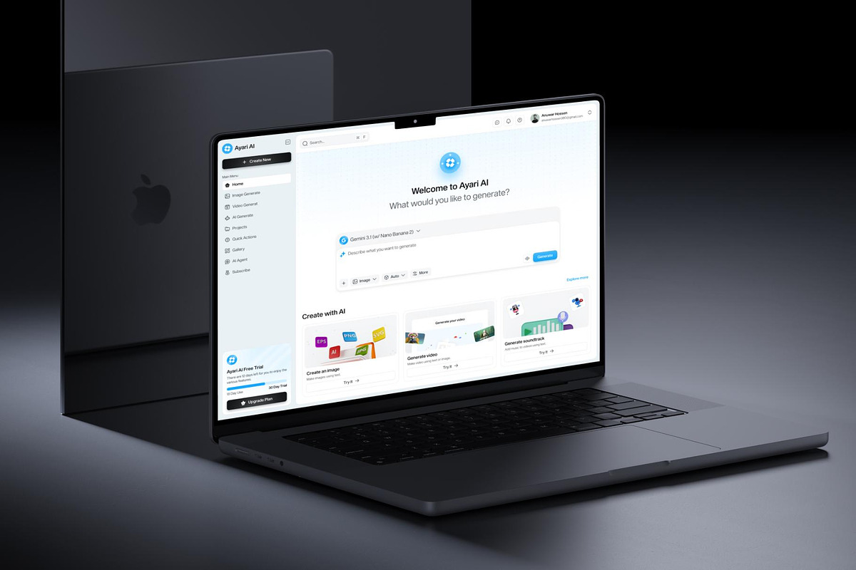 AI-Powered Image Generate UI kits, an UI Kit Template by Lumina_ui_ux202 (Photo 7 of 7)