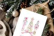 Watercolor -PRINCESS CHRISTMAS, a Decorative Illustration by Beigetime (Thumbnail 4 of 16)
