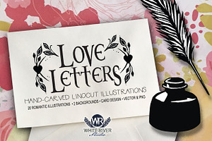 Love Letters Linocuts