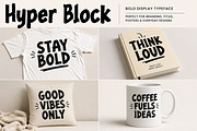 Hyper Block – Bold Display Font, a Script Font by Wow Magic (Thumbnail 6 of 6)
