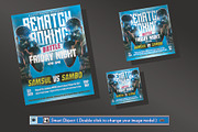 Boxing Sport Flyer Template, a Flyer Template by regalDRAW (Thumbnail 4 of 5)