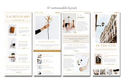 Lauren Newsletter Templates, a Marketing Template by The Edits Shop (Thumbnail 2 of 8)