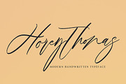 Horeythonas, a Handwritten Font by pineungtype (Thumbnail 1 of 8)