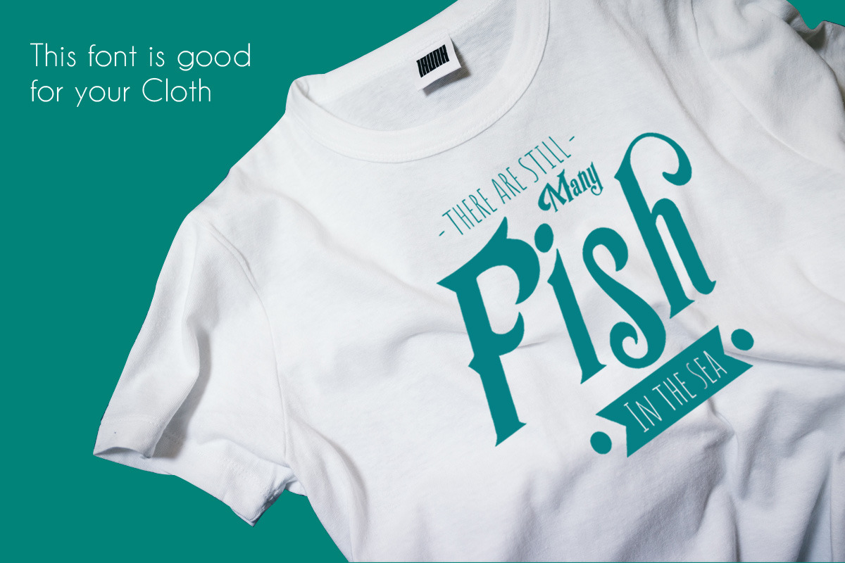 Kekfish - Modern Handdrawn Display, a Symbol Font by Saxofont (Photo 4 of 9)