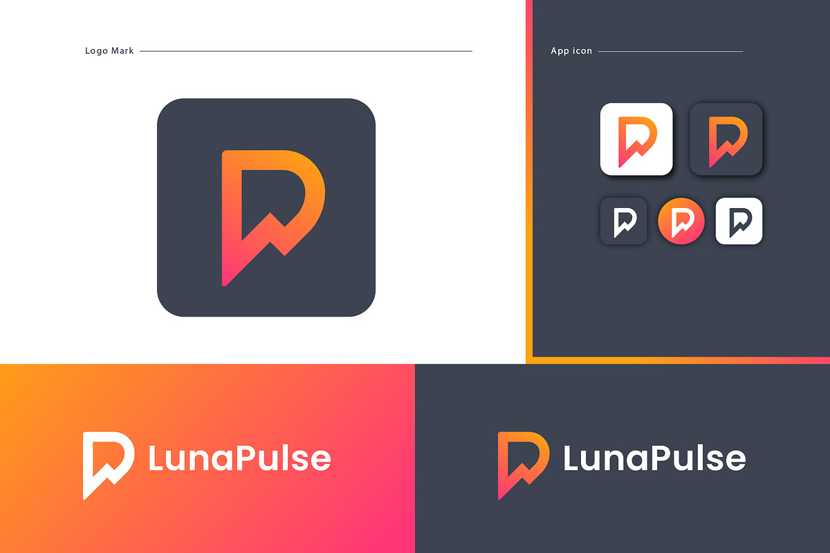 Abstract | Monogram | LP Letter Logo, a Branding & Logo Template by MD Foysal Hossain (Photo 1 of 7)