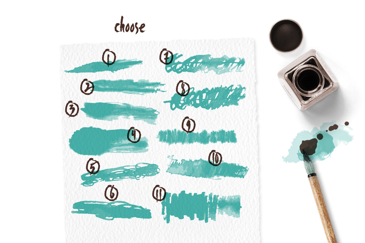 Scribble Brushes for Illustrator preview 2