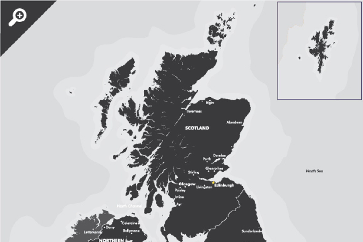 Map of Great Britain and Ireland, an Illustration by MaximGertsen (Photo 3 of 4)