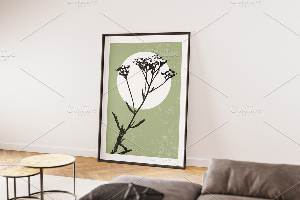 Minimalist Plant Printable Wall Art, a Background Graphic by C Design Studio (Photo 2 of 6)