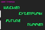 COMP. Typeface, a Sans Serif Font by shabii (Thumbnail 4 of 4)