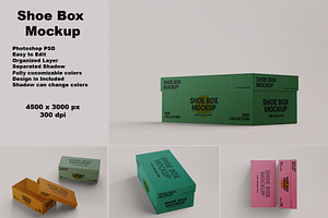 Shoe Box Mockup