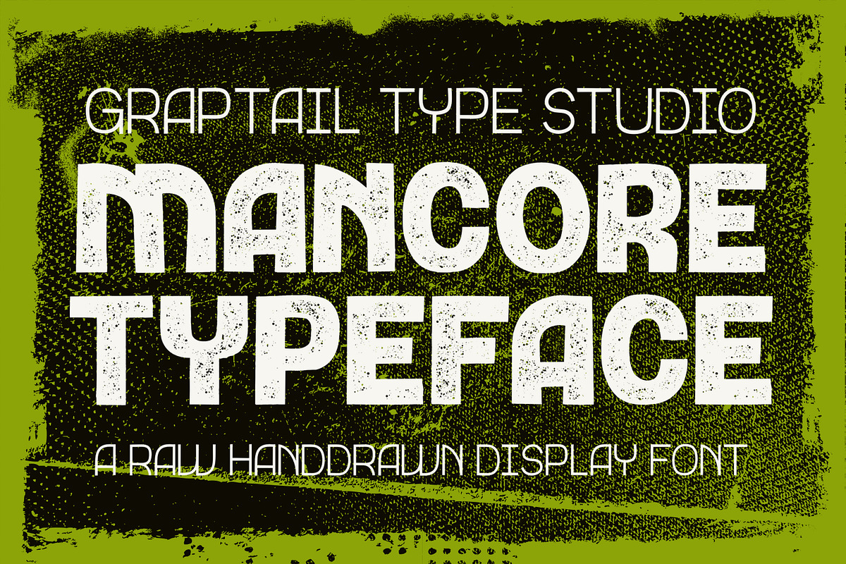 Mancore, a Handwritten Font by Graptail (Photo 1 of 12)