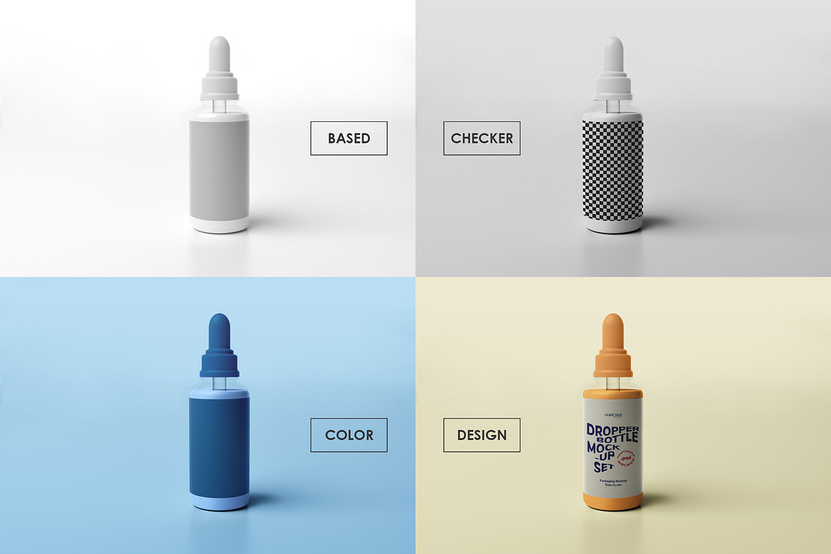 Dropper Bottle Mockup Set, a Product Mockup by Mirachma Project (Photo 7 of 7)