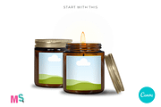 Amber Candle Jar Mockup for Canva, a Mockup by Mockup Scene (Thumbnail 16 of 21)