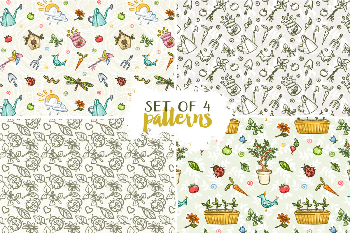 Gardening Illustrations Set, an Illustration by Dreaming_Lucy (Photo 5 of 6)