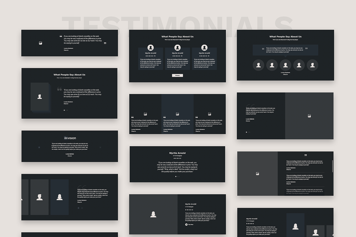 Tenebris Wireframe Kit, a Wireframe Template by Milos Knezevic (Photo 12 of 17)