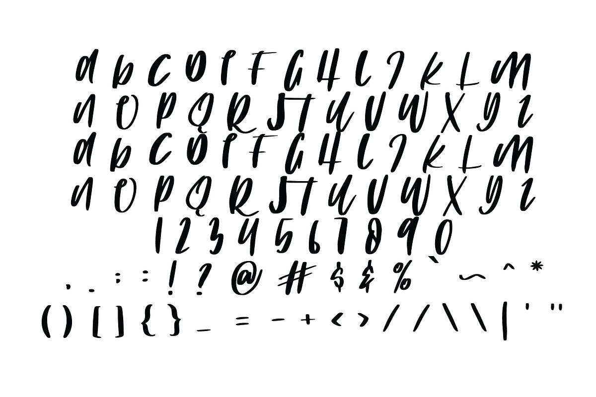 The fox font preview 4
