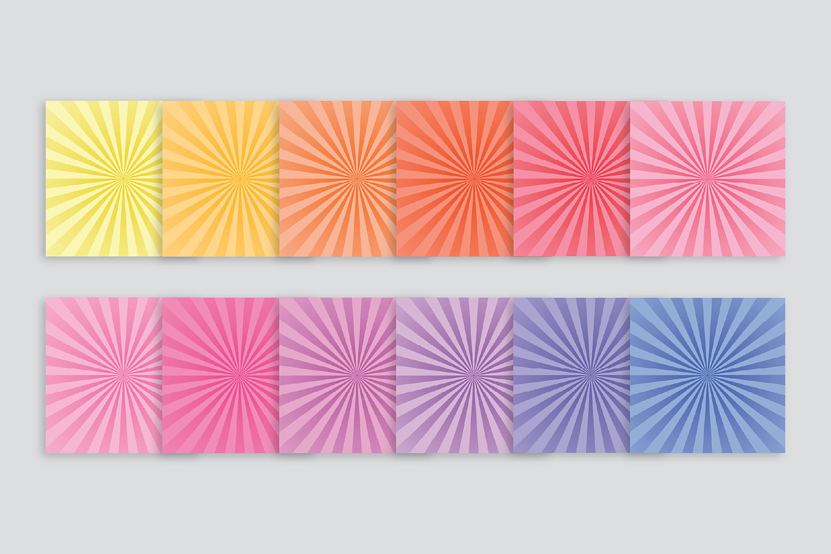 Two-Tone Sunburst Backgrounds, a Background Graphic by Running With Foxes (Photo 7 of 8)