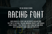 Over Driven - Racing Font, a Serif Font by QR Design Studio (Thumbnail 2 of 6)