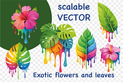 Colorful Tropical Parrots Clipart, an Object Graphic by GraphicRedStudio (Thumbnail 3 of 9)
