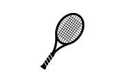 Tennis Racket Icon Silhouette Bundle, an Illustration by Designs_River (Thumbnail 50 of 51)
