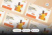 Gialdino - Jobfinder Hero Header, an UI Kit Template by SquidPixey (Thumbnail 2 of 3)