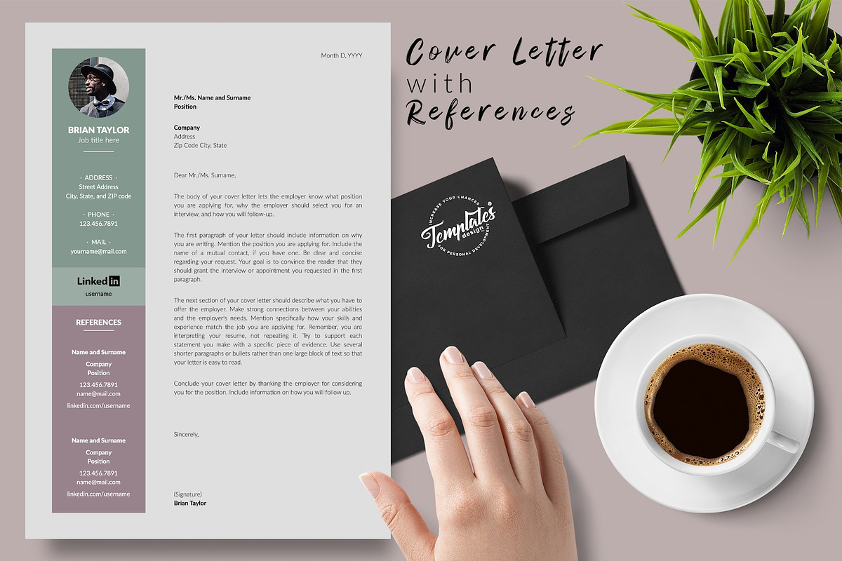 Modern Resume Design / CV - Brian, a Resume Template by Templates Design Co. (Photo 7 of 17)