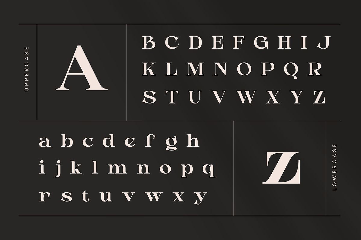 Aseno Modern - Ligatures Serif Font, a Serif Font by Nirmana Visual (Photo 2 of 17)