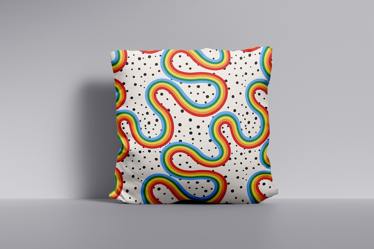Rainbow Line Pattern, a Pattern Graphic by Neermana (Photo 4 of 5)