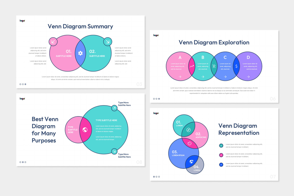 Venn Diagram Presentation PowerPoint, a Presentation Template by Antstheme (Photo 2 of 2)
