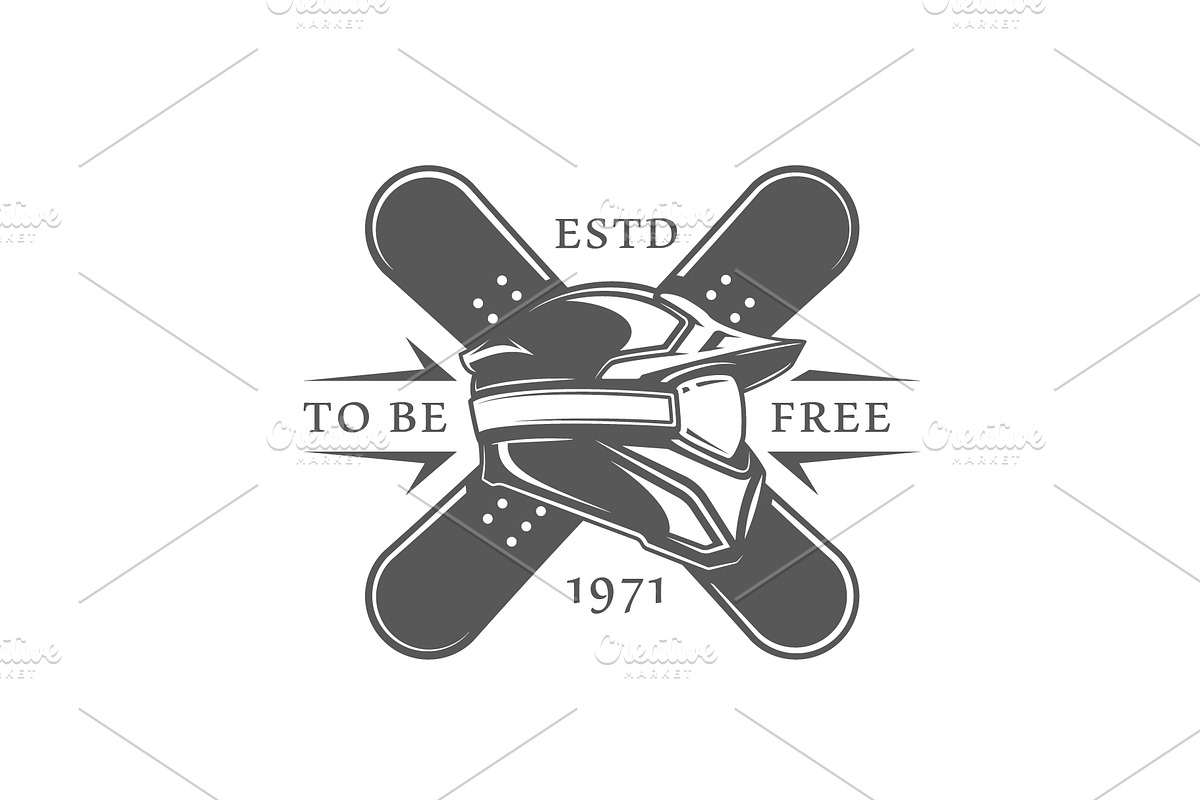 18 Snowboarding Logos Templates, a Branding & Logo Template by Art Design (Photo 24 of 26)