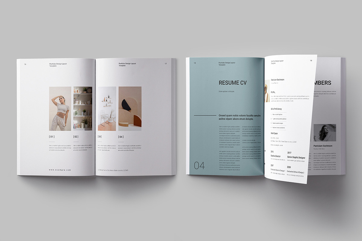 Design Portfolio and Resume Template, a Brochure Template by ElvinPrint (Photo 7 of 9)