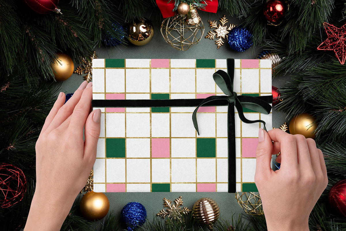 200 Christmas Grid Patterns, a Pattern Graphic by Pattern Whimsy (Photo 6 of 10)