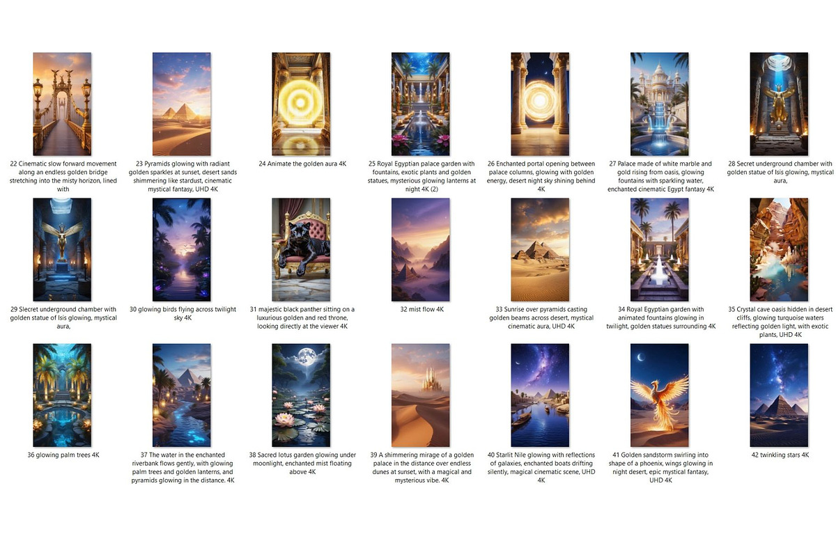 Mystical Egypt Video Backgrounds, a Scene 3D Model by MarisoArt (Photo 4 of 5)